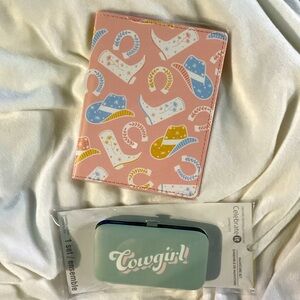 Bundle of Cowgirl Travel Accessories NWT Pastel Rodeo